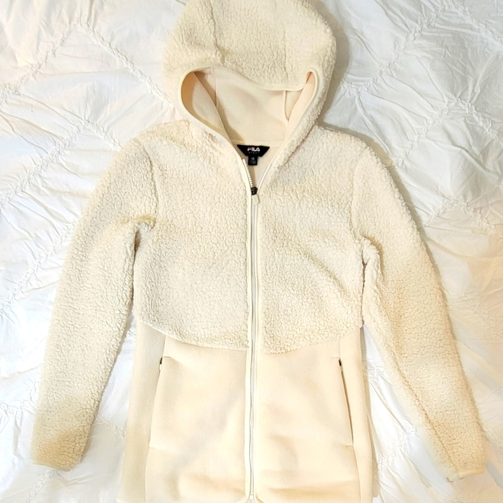 Cream Fleece Jacket